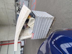 A bin with 51kg of rubbish from my basement