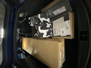A fresh set of Kallax shelves from IKEA