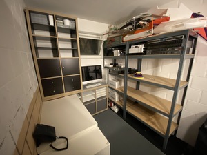 The serverroom storage space is ready for use!