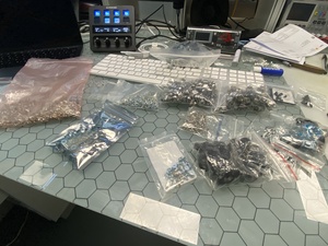 When I clean, I CLEAN! I have sorted a few thousand screws, small, medium, large, cagenuts+bolts, and so on. It was worth it, cathartic!