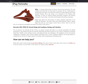 A screenshot of the work-in-progress IPng.ch website in Hugo. It's looking really good!