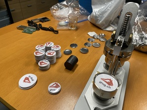 The pins are going well. Coffee: check!
