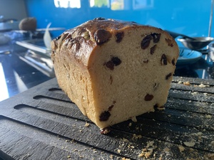 Marina's Kramiek bread, she gave it an 8/10 while Quinn gave it a 10/10. Yaay!