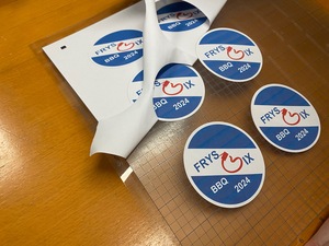 The approved design for the FrysIX BBQ schwag I'm making for the BBQ in Jubbega, NL