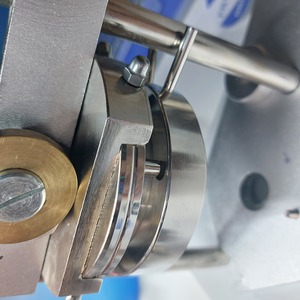 Marina and I take a good look at the faulty stamping press for the 59mm pins. We think we found the problem - TAC support ticket raised :)