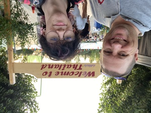Quinn and I are being welcomed to Thailand