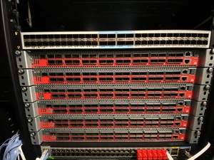 I racked the Celestica switches, three of them will be for IPng, and the other three will go on to Sandro later this month.