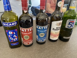 We had a good apero today to welcome our guests