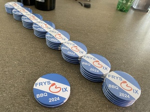 The FrysIX 59mm pins are all done, all 90pcs of them