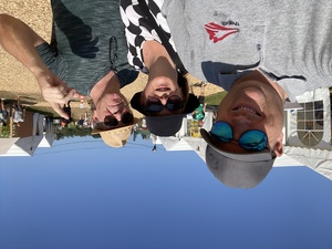 Marina, JP and I take a selfie in the sunshine. What a great day to be out and about! 