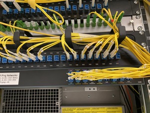 This rack is starting to really fill up, with only a handful of patch panel positions left over, and tonnes of CWDM waves lit, both to Interxion, Equinix, and several swiss and european cities.
