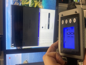 The ammeter is reading 2.03A while the digital current meter says 1.87A, I'll calibrate each one once I have a running firmware, but this is good progress!