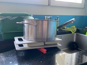 Marina's trick to get dry tofu is to squeeze it until it stops moving.