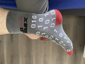 I put on IP-Max socks today, as I'll be lighting a second 100G wave to Frankfurt.