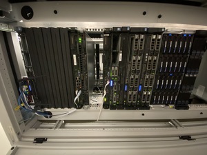DDLN: One of IPng's racks at this beautiful office building with good power, great connectivity, and a raised floor.