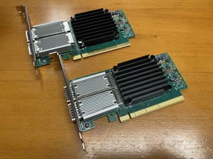 Two dual-100G network cards, normally in IPng's hypervisors, currently swapped out for 8x10G instead.