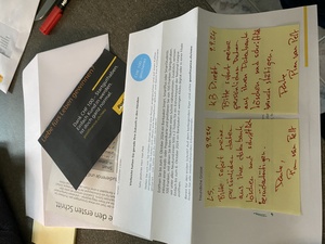 I write a default piss-off post-it note to PostFinance AG who are vulgar spammers. One Franc well spent!