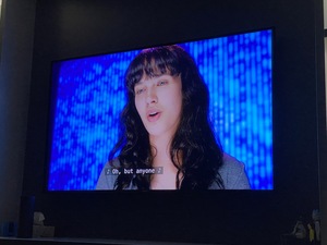The singing that 'freed' this character Abi in Black Mirror. But because it's Black Mirror, she was not freed but got entirely messed up. No spoilers here :)