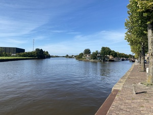 The waterways around Franeker are serene and beautiful.