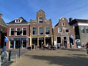 The planetarium is just across the road from the old townhall in Franeker, Fryslan.