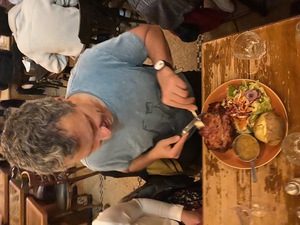 @yourtch is clearly an omnivore, and devours a pork knuckle