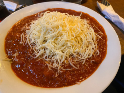 Pee Klak is well known in Brussels for his Spaghetti Bolognaise