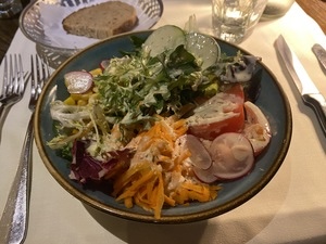 Look, Marina! I ate a salad today! And a second 350g steak. Sorry for being boring :-)