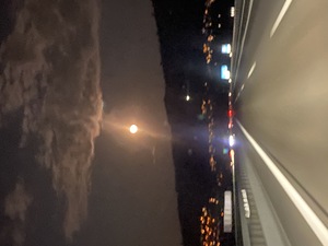 On the way home, the full moon was shining bright over A14. The drive home was 50min or so, which is totally cool! I an be in this place pretty quickly in case of emergencies