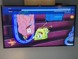 I watch Sponge^W Svampebob Firkant. I love the name, and I love the series