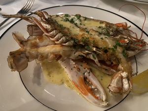 My delicious Langoustine at Hansken