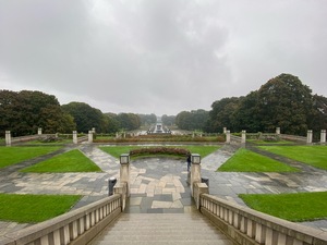 An overview of Frogner park