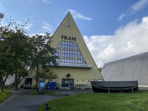 Fram museum. This building was built around the original expedition ship Fram