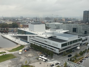 The Opera House as seen from the 11th floor of the Munch museum