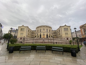 Norwegian Parliaments building in Oslo