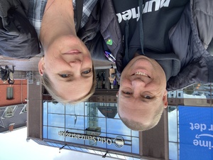 Our last selfie in front of Oslo main station, before heading off to the airport