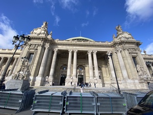 One of the entrances of Grand Palais in Paris, France