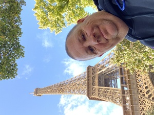 Obligatory selfie at the Eifel Tower, aka the French Noodlescooze