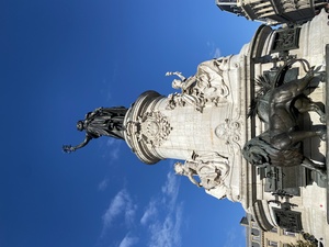 The statue of Marianne, symbol of the French Republic at Place de la R&eacute;publique in Paris, France