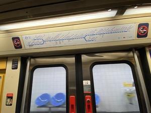 The train from the (14th) arrondissement de l'Observatoire to CDG is direct, and that's really nice