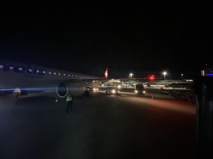 The Embraer 195-E2 that brought me to Zurich in 46 minutes