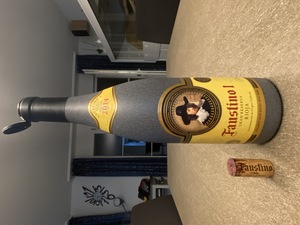 After dinner we celebrated each other's company with a Faustino Gran Reserva