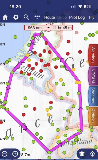 Tim is plotting a route for us to fly the IPng Ring with a plane next year, that'll be fun!