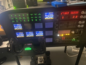 The cockpit as it has only a few FIPs detected, and with a marginally working switch panel. This turned out to be a corrupted cable and/or USB hub.