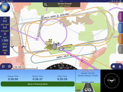 I'm quite proud of how well I managed to follow the circuit. Not visible here: how messy my altitude was.
