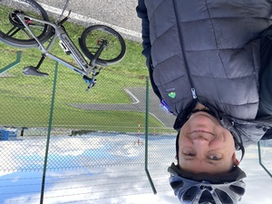 Biking over to Brad and Cristina's house, I stopped at the tail end of the Zurich Airport main runway and plane-spotted a bit.