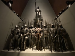 The armory at Museo Poldi Pezzoli, in Milan, Italy