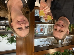 Our digestif: a small glass of Limncello, proost!