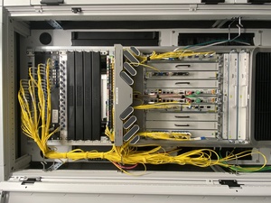 The beautiful IP-Max rack at Brainserve, now with APU6 + WiFi!