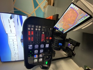 The flightsim, now with EasyVFR4 on-screen!