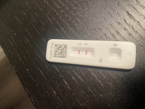 COVID test: definitely positive